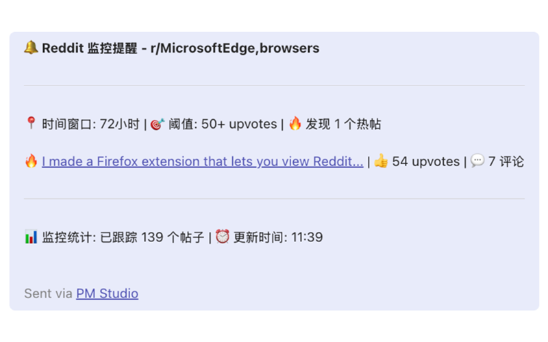 子版块监控